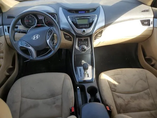 KMHDH4AE6DU628750 2013 2013 Hyundai Elantra- Gls 8