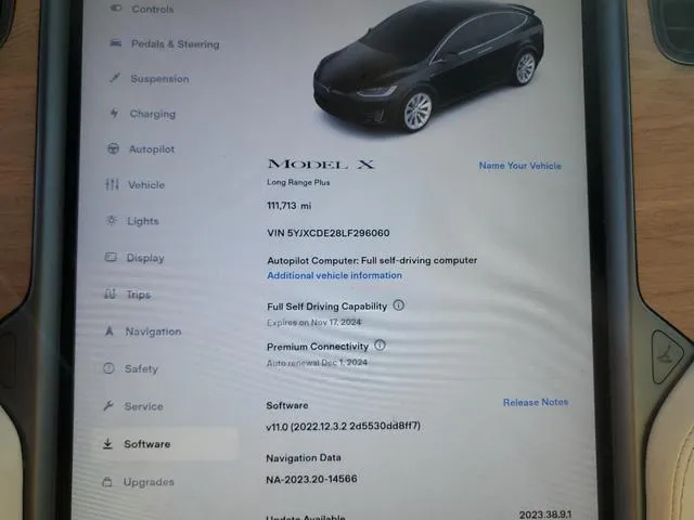 5YJXCDE28LF296060 2020 2020 Tesla MODEL X 9