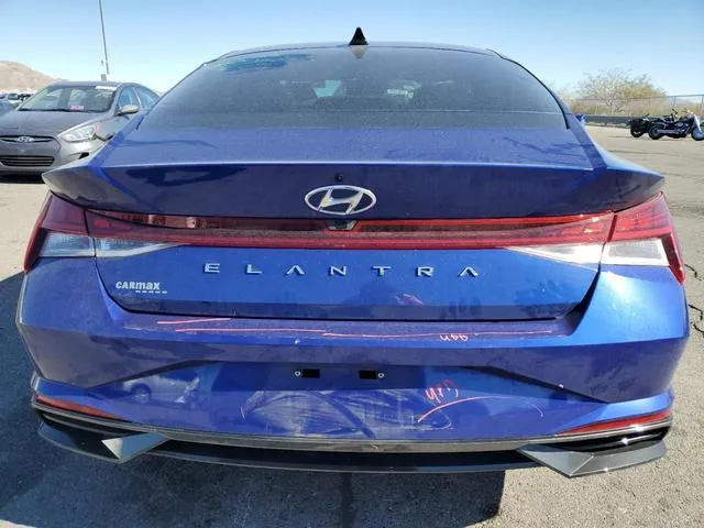 5NPLN4AG7MH008185 2021 2021 Hyundai Elantra- Sel 6