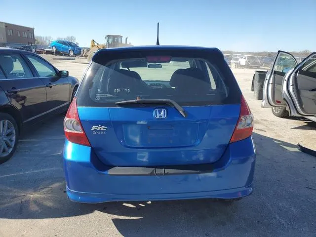 JHMGD386X7S017365 2007 2007 Honda Fit- S 6