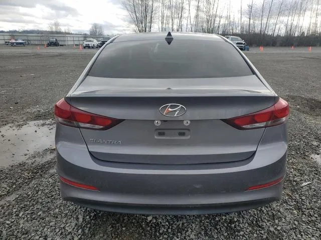 5NPD84LF4JH378392 2018 2018 Hyundai Elantra- Sel 6