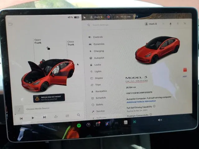 5YJ3E1ECXMF000876 2021 2021 Tesla MODEL 3 9