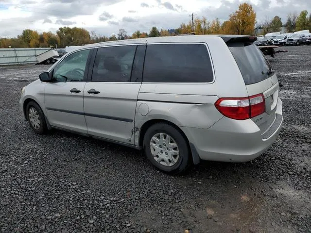 5FNRL38256B089354 2006 2006 Honda Odyssey- LX 2