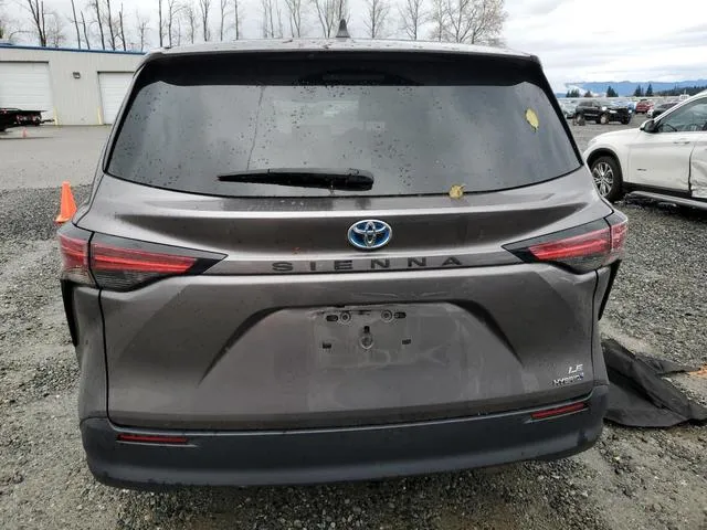 5TDKRKEC6MS045007 2021 2021 Toyota Sienna- LE 6