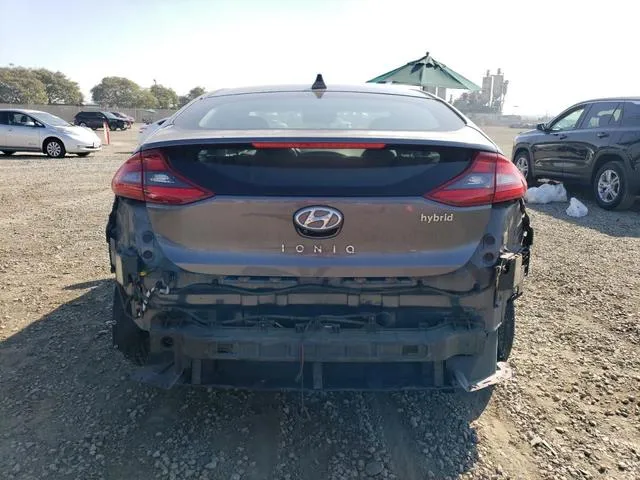 KMHC75LC2HU047039 2017 2017 Hyundai Ioniq- Sel 6