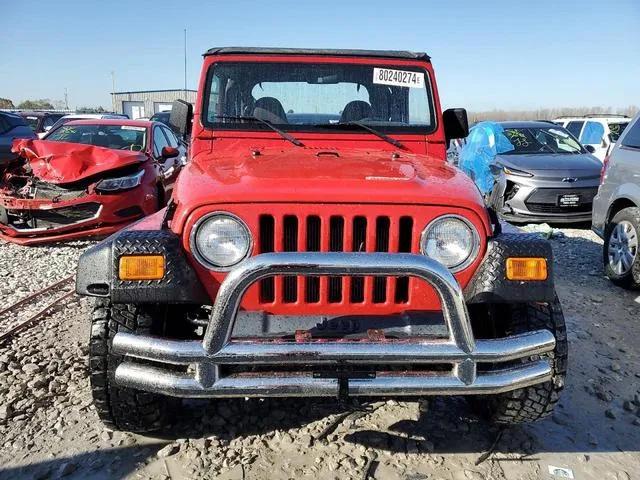 1J4FA29P0YP760123 2000 2000 Jeep Wrangler- SE 5