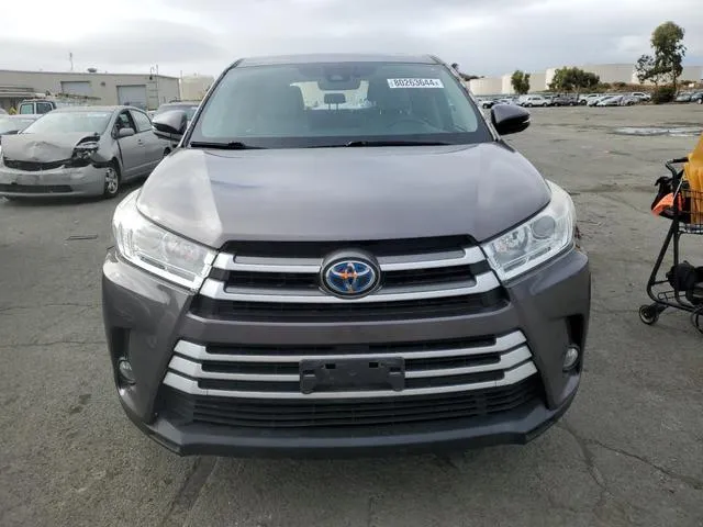 5TDJGRFH5HS035708 2017 2017 Toyota Highlander- Hybrid 5