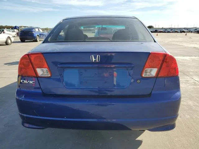 2HGES16315H558600 2005 2005 Honda Civic- Dx Vp 6