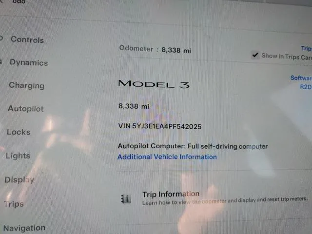 5YJ3E1EA4PF542025 2023 2023 Tesla MODEL 3 9