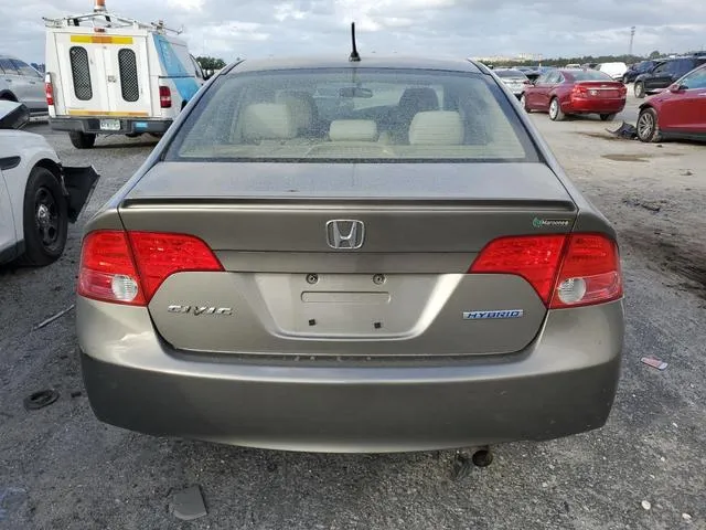 JHMFA36278S025266 2008 2008 Honda Civic- Hybrid 6