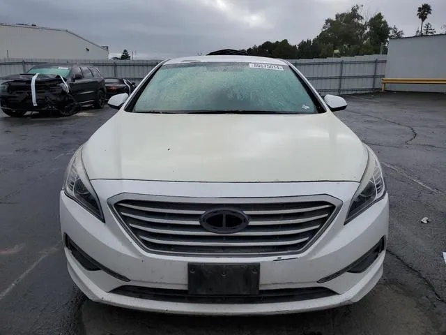 5NPE24AF5FH244197 2015 2015 Hyundai Sonata- SE 5