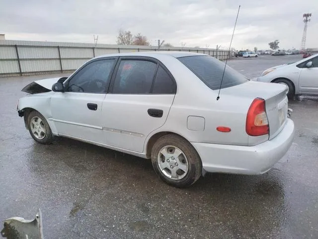 KMHCG45C02U301443 2002 2002 Hyundai Accent- GL 2