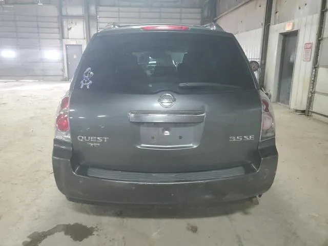 5N1BV28U07N132617 2007 2007 Nissan Quest- S 6