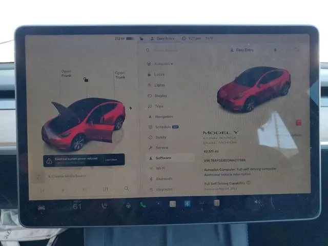 7SAYGDEE0NA017688 2022 2022 Tesla MODEL Y 9