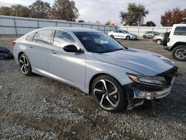 1HGCV1F34MA075923 2021 2021 Honda Accord- Sport 4