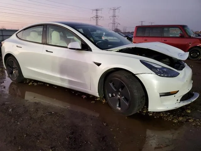 5YJ3E1EB7NF248687 2022 2022 Tesla MODEL 3 4