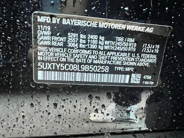 5UXTY5C08L9B50258 2020 2020 BMW X3- Xdrive30I 10