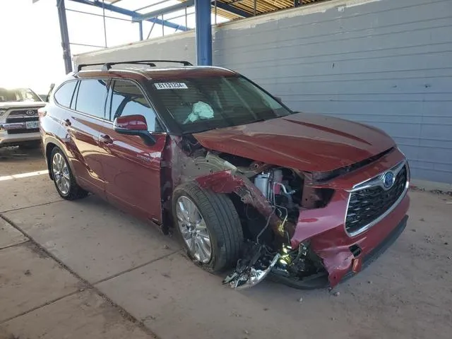 5TDXBRCH1MS068647 2021 2021 Toyota Highlander- Hybrid Limited 4