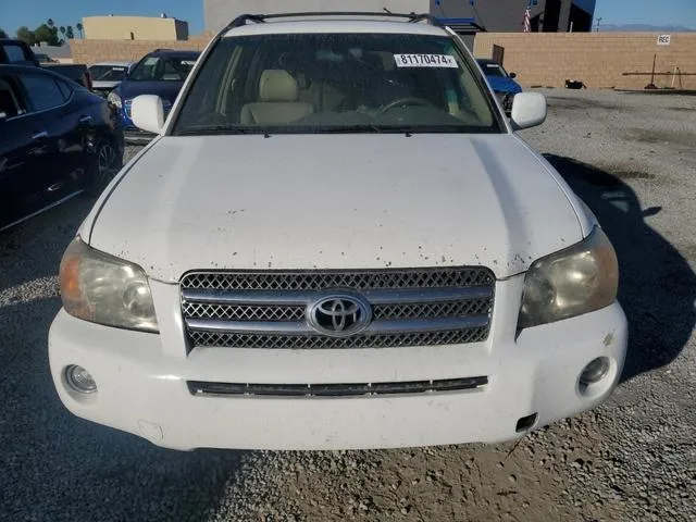 JTEDW21A960014874 2006 2006 Toyota Highlander- Hybrid 5