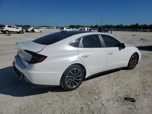 KMHL34J28MA154107 2021 2021 Hyundai Sonata- Limited 3