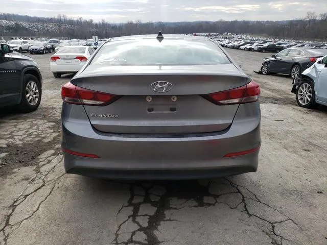 5NPD84LF5JH252414 2018 2018 Hyundai Elantra- Sel 6