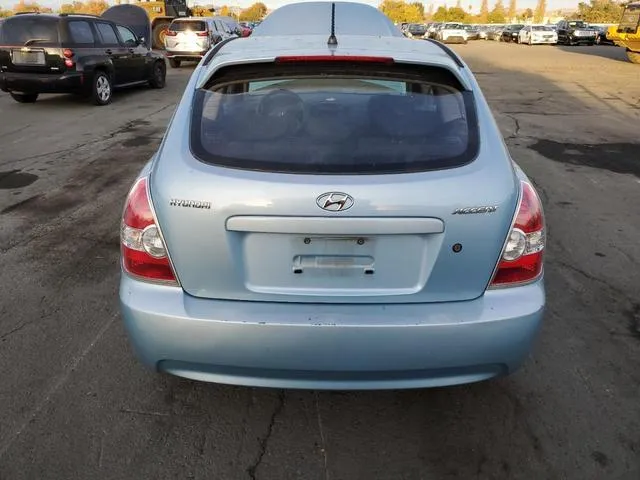 KMHCM36C17U051588 2007 2007 Hyundai Accent- GS 6