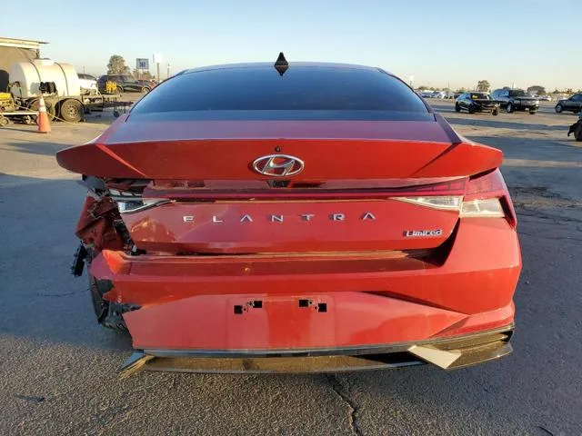 KMHLP4AG2MU152173 2021 2021 Hyundai Elantra- Limited 6