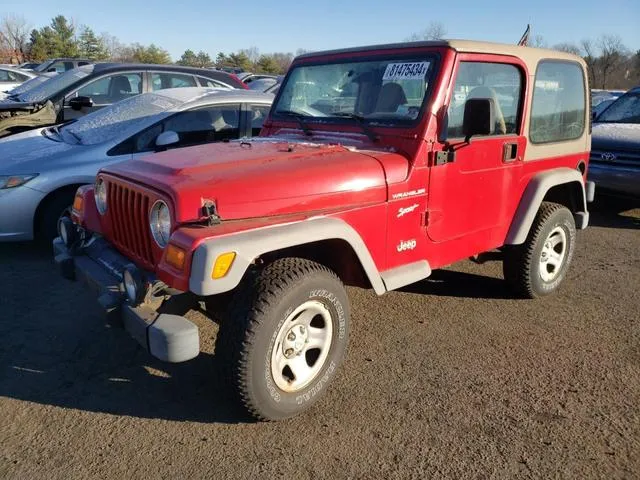 1J4FA49S02P731776 2002 2002 Jeep Wrangler- Sport 1