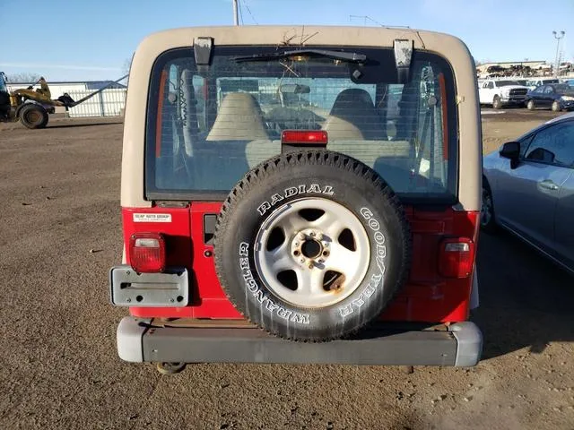 1J4FA49S02P731776 2002 2002 Jeep Wrangler- Sport 6