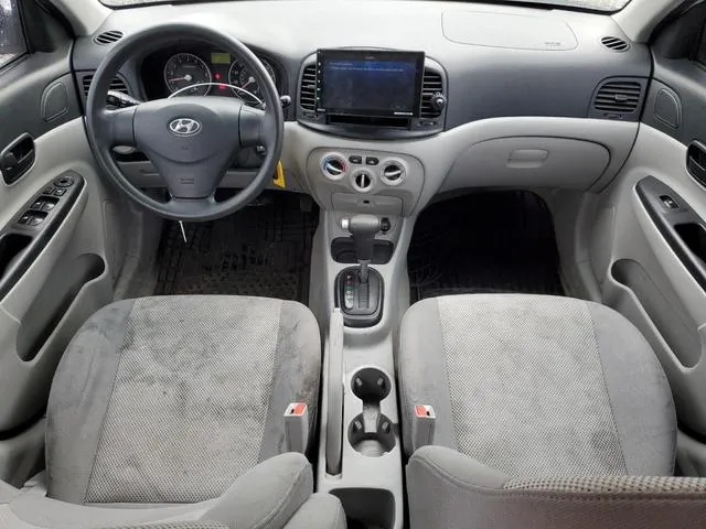 KMHCN46C67U141418 2007 2007 Hyundai Accent- Gls 8