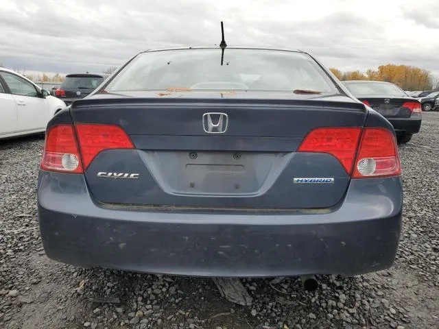 JHMFA36208S004744 2008 2008 Honda Civic- Hybrid 6