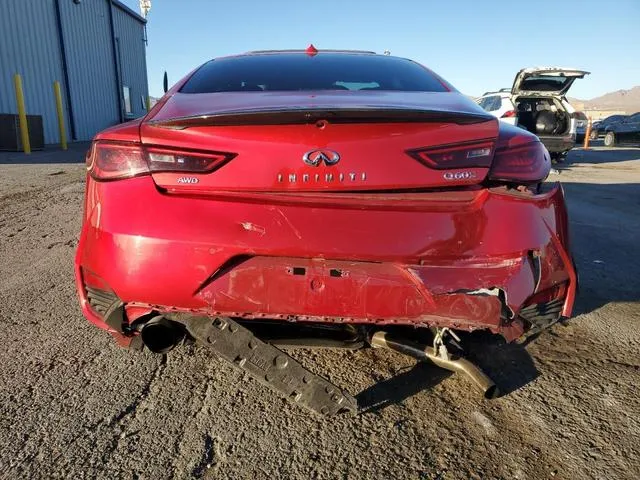 JN1FV7EL3HM701355 2017 2017 Infiniti Q60- Red Sport 400 6