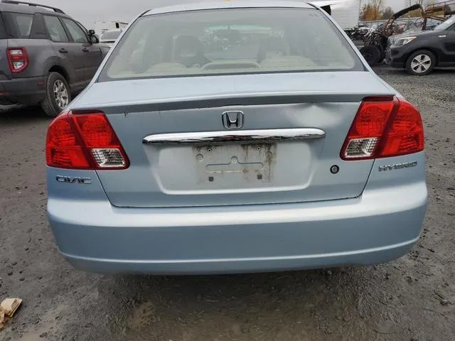 JHMES95633S029646 2003 2003 Honda Civic- Hybrid 6