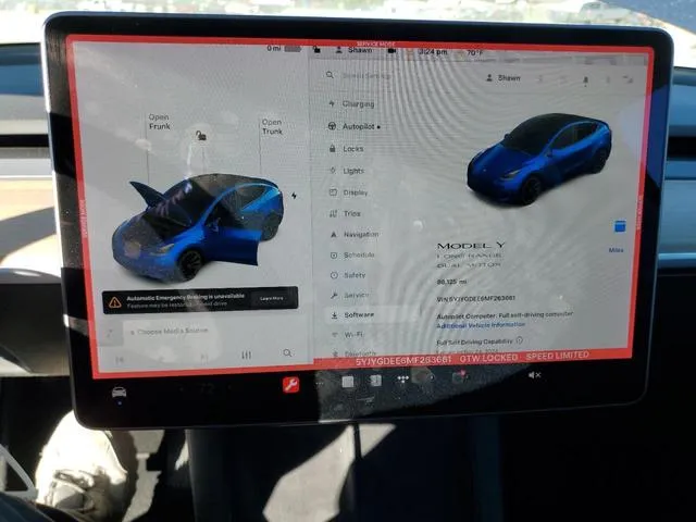 5YJYGDEE6MF263661 2021 2021 Tesla MODEL Y 9