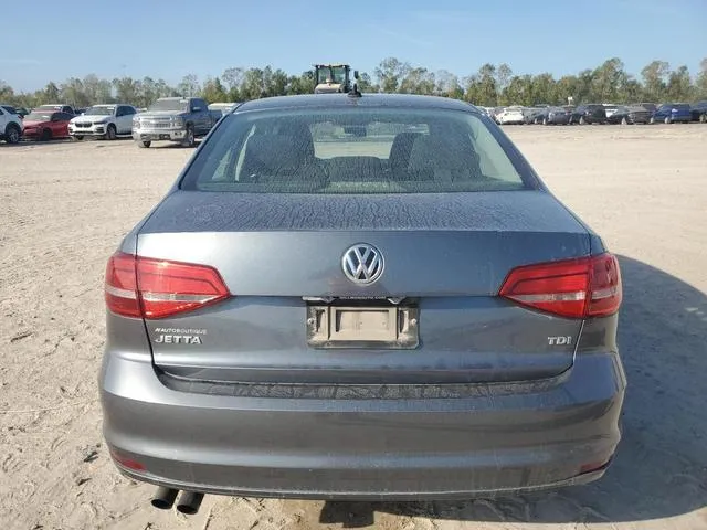 3VWLA7AJ1FM285255 2015 2015 Volkswagen Jetta- Tdi 6