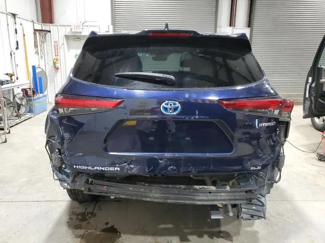 5TDHBRCH9MS021757 2021 2021 Toyota Highlander- Hybrid Xle 6