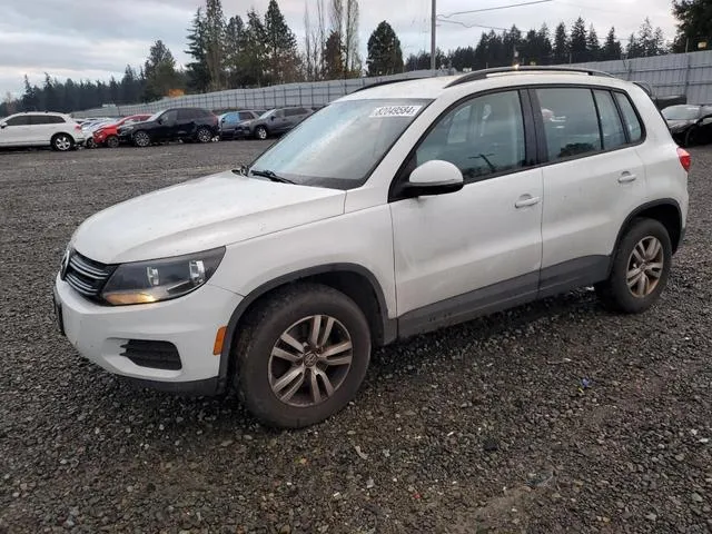 WVGBV7AX7GW581062 2016 2016 Volkswagen Tiguan- S 1