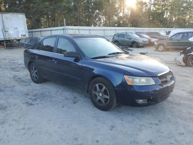 5NPEU46F16H107177 2006 2006 Hyundai Sonata- Gls 4