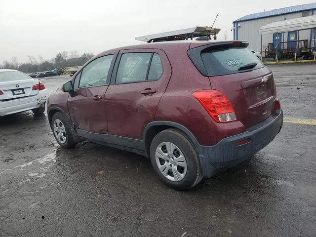 3GNCJKSB4GL216670 2016 2016 Chevrolet Trax- LS 2