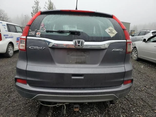 5J6RM4H3XFL034417 2015 2015 Honda CR-V- LX 6