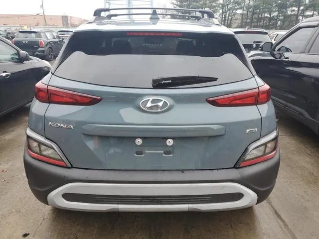 KM8K6CAB6NU880013 2022 2022 Hyundai Kona- Sel 6