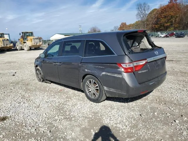 5FNRL5H67DB021245 2013 2013 Honda Odyssey- Exl 2