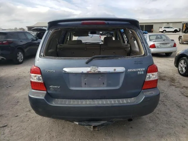 JTEEW21A460022188 2006 2006 Toyota Highlander- Hybrid 6