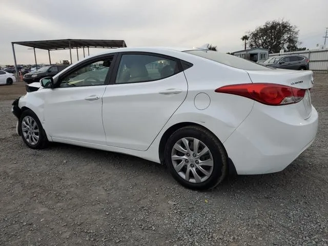 5NPDH4AE5CH111971 2012 2012 Hyundai Elantra- Gls 2