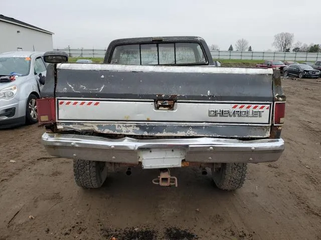 1GCEK14HXGF374127 1986 1986 Chevrolet K10 6