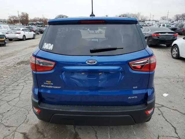 MAJ6S3GL1NC476033 2022 2022 Ford Ecosport- SE 6