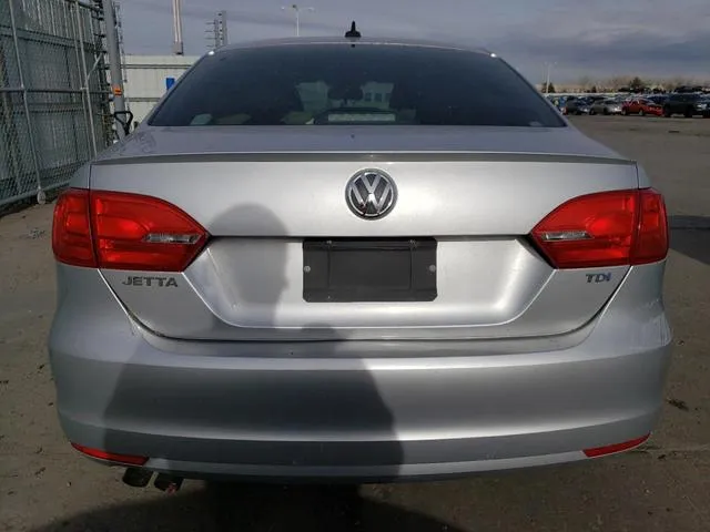 3VWLL7AJ3CM348992 2012 2012 Volkswagen Jetta- Tdi 6