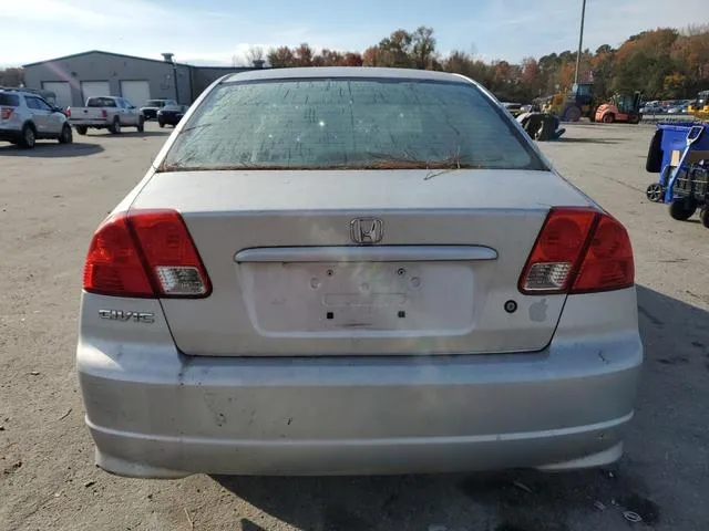 1HGES16344L003254 2004 2004 Honda Civic- Dx Vp 6