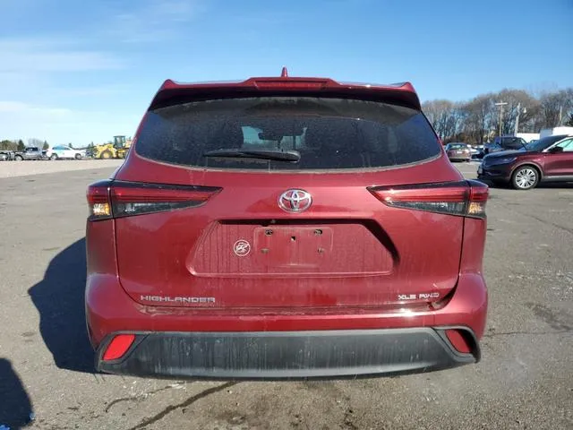 5TDGZRBH3NS163676 2022 2022 Toyota Highlander- Xle 6