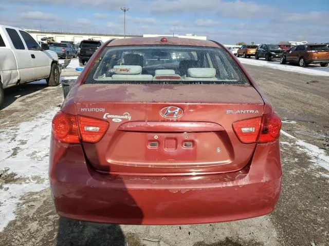 KMHDU46D98U521838 2008 2008 Hyundai Elantra- Gls 6